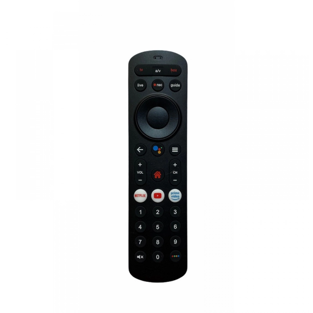 Ecomoye DTH Remote No. 657 (No Voice) with Smart Functions, Compatible/Replacement for Airtel Xstream DTH Set Top Box Remote Control, Black (Exactly Same Remote will Only Work)
