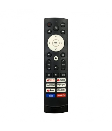 Remote No. 1256 (No Voice), Compatible for Hisense Smart TV LCD/LED Remote Control (Exactly Same Remote Will Only Work)