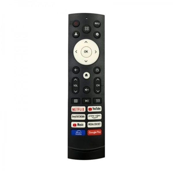 Dropship Remote No. 1256 (No Voice), Compatible for Hisense Smart TV LCD/LED Remote Control (Exactly Same Remote Will Only Work)
