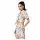 Women's Polyester Floral Short Sleeve Co-Ord Set (Multicolor) Women's Polyester Floral Short Sleeve Co-Ord Set (Multicolor)