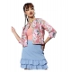 Women's Polyester Floral 3-4th Sleeves Shrug (Peach) Women's Polyester Floral 3-4th Sleeves Shrug (Peach)