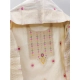 Women's Banarasi Silk Printed Unstitched Salwar Suit Material With Dupatta (White, 3Mtrs)