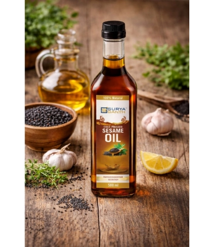Surya Ganth Cold Pressed Sesame Oil (Natural Sedimentation)