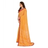 Women's Georgette Printed Saree With Unstitched Blouse 5.5Mtr (Yellow) Women's Georgette Printed Saree With Unstitched Blouse 5.5Mtr (Yellow)