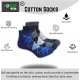 3_Pair Set Unisex Casual Cotton Printed Low Cut Socks (Multicolor)