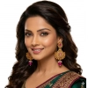 Women's Zinc Alloy Gold Plated Chandbali Earrings (Multicolor)