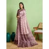 Women's Silk Blend Printed Saree With Unstitched Blouse 5.5Mtr (Grey) Women's Silk Blend Printed Saree With Unstitched Blouse 5.5Mtr (Grey)