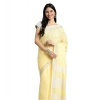 Women's Linen Cotton Printed Saree With Unstitched Blouse 5.5Mtr (Yellow) Women's Linen Cotton Printed Saree With Unstitched Blouse 5.5Mtr (Yellow)
