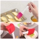 Pack Of 5_Silicone Spatula with Brush – Heat Resistant Cooking And Baking (Color: Assorted )