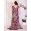 Women's Linen Cotton Printed Saree With Unstitched Blouse 5.5Mtr (Wine ) Women's Linen Cotton Printed Saree With Unstitched Blouse 5.5Mtr (Wine )