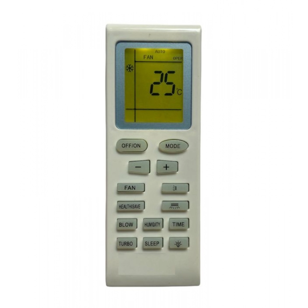 Ecomoye AC Remote No. 18 (with Backlight), Compatible/Replacement for Bluestar AC Remote Control, White (Exactly Same Remote will Only Work)