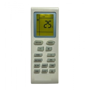 Ecomoye AC Remote No. 18 (with Backlight), Compatible/Replacement for Bluestar AC Remote Control, White (Exactly Same Remote will Only Work)