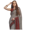 Womens Georgette Digital Printed Saree (Grey, Red, 6.25 Mtr) Womens Georgette Digital Printed Saree (Grey, Red, 6.25 Mtr)