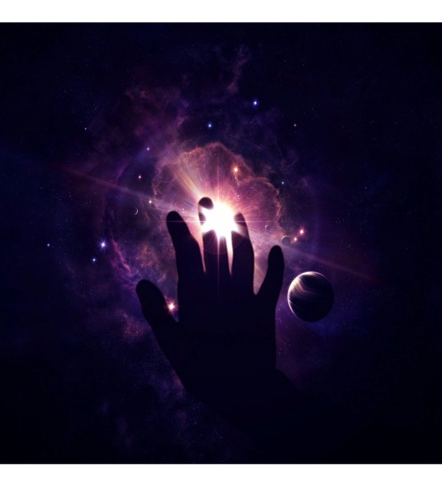 Right Hand in space Mobile case cover