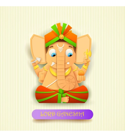 Lord Ganesh Digital painting Mobile case cover