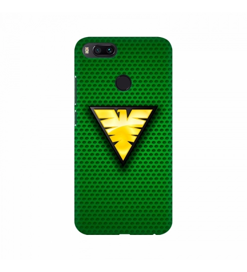 Triangle Yellowish Logo with Green background Mobile Case Cover