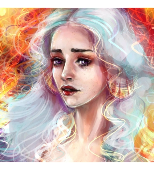 Magic Girl painting Mobile Case Cover