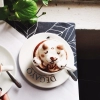 Cup of Cream like Dog Mobile Case Cover Cup of Cream like Dog Mobile Case Cover