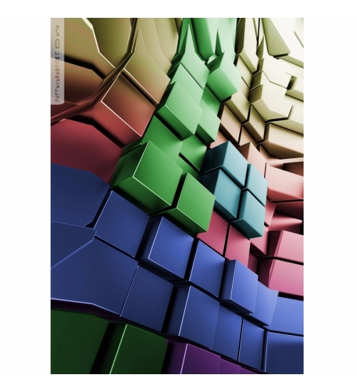 Coloured 3D Glass Mobile case cover