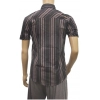 Mens Poly Casual Men Shirts (Black, Grey, L) Mens Poly Casual Men Shirts (Black, Grey, L)