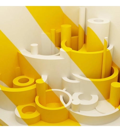 Orange and white Bandage Roller Mobile Case Cover