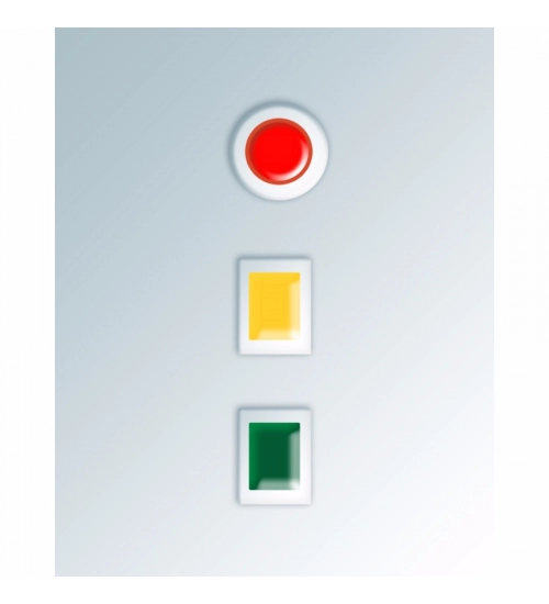 Signal Button Red, Orange and Green Mobile Case Cover