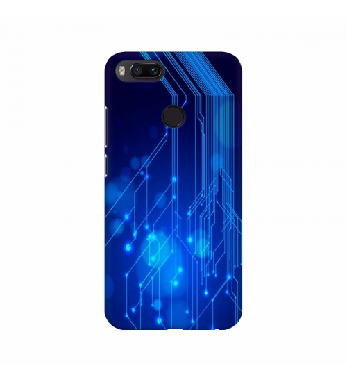 Blue color Circuit Mobile Case Cover