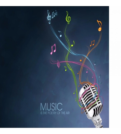 Music is the poetry of air Mobile Case Cover