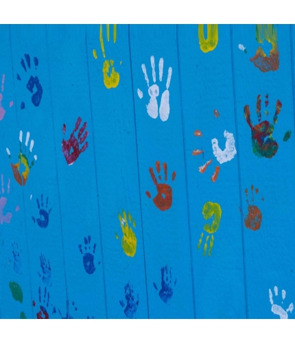Children hand paintings Mobile case cover