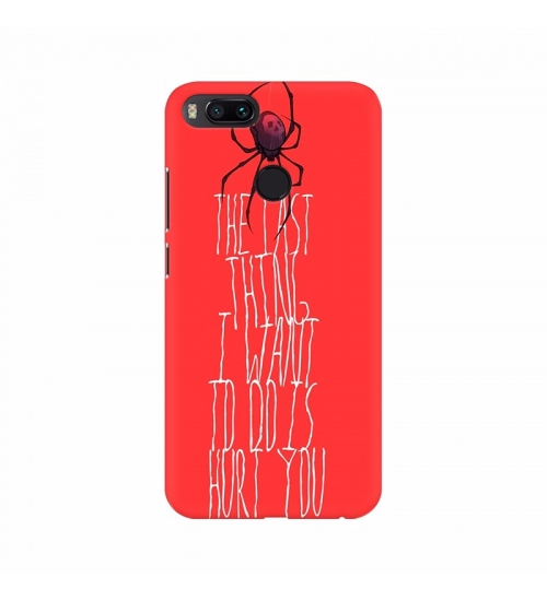 Orange Background with Text Mobile case cover