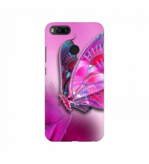 Lavender Butterfly with cool Background Mobile Case Cover