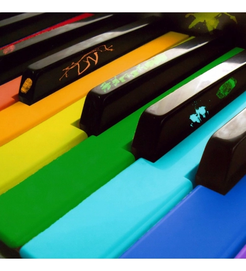 3D Colorful Rows Mobile Case Cover