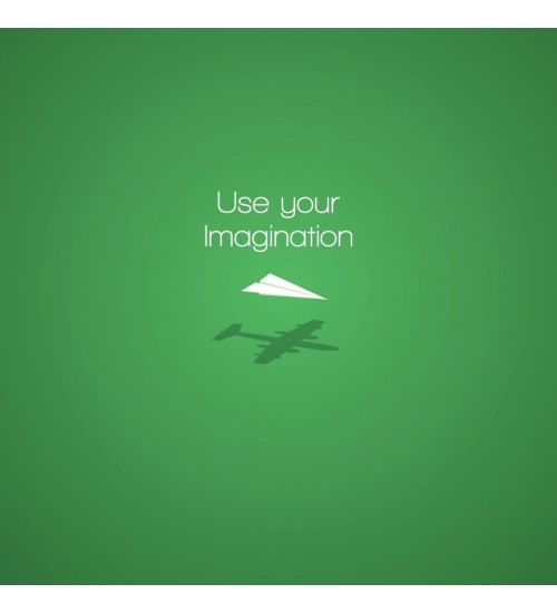 Green background with thoughts Mobile Case Cover