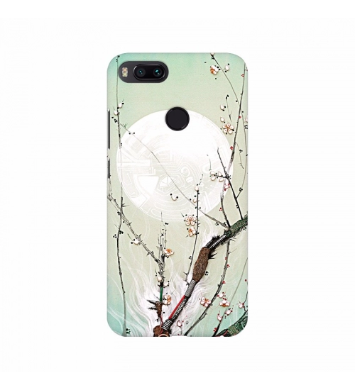 Graphic Design moon in light background Mobile Case Cover