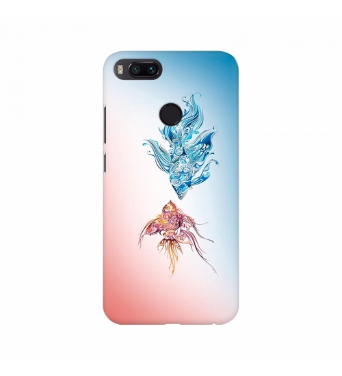 Two Fish With pattern layout Mobile Case Cover