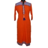 Women's Rayon Kurtis (Orange, XXL) Women's Rayon Kurtis (Orange, XXL)