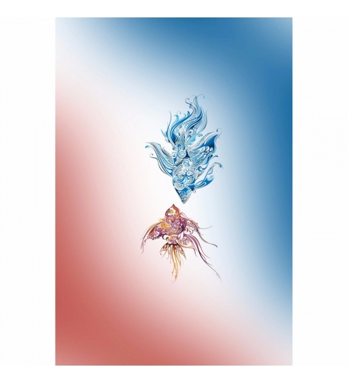 Two Fish With pattern layout Mobile Case Cover