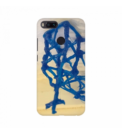Blue Color Spider Net Mobile Case Cover