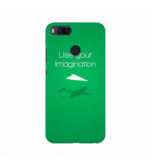 Green background with thoughts Mobile Case Cover