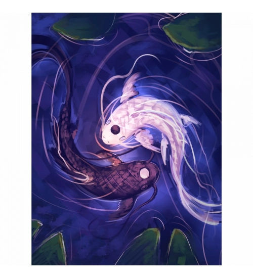 Dolphin Digital Art Mobile Case Cover