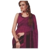 Womens Georgette Digital Printed Saree (Purple, 6.25 Mtr) Womens Georgette Digital Printed Saree (Purple, 6.25 Mtr)