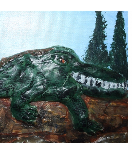 Crocodile Painting Mobile Case Cover Crocodile Painting Mobile Case Cover