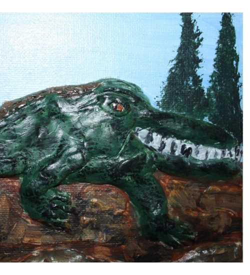 Crocodile Painting Mobile Case Cover