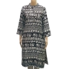 Women's Rayon Kurtis (Black, White, M) Women's Rayon Kurtis (Black, White, M)