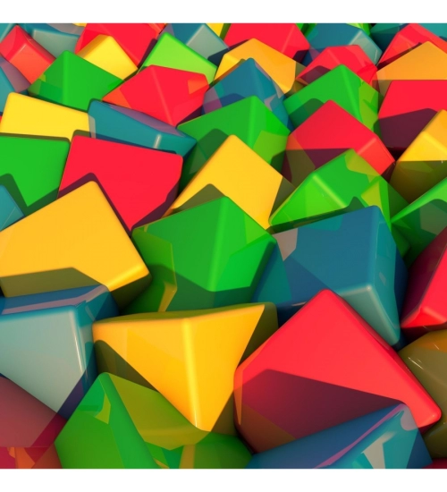 Colorful Puzzle Cube Mobile Case Cover