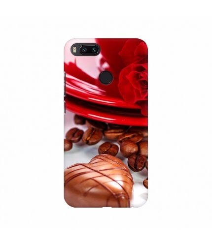 Dark Chocolate with Plate Decoration Mobile Case Cover
