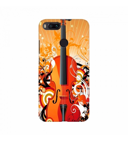 Orange Color Beautiful Guitar Mobile Case Cover