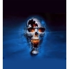 Blue Skull Wallpaper Mobile Case Cover Blue Skull Wallpaper Mobile Case Cover