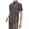 Mens Poly Casual Men Shirts (Black, Grey, L) Mens Poly Casual Men Shirts (Black, Grey, L)