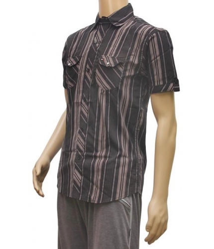 Mens Poly Casual Men Shirts (Black, Grey, L) Mens Poly Casual Men Shirts (Black, Grey, L)